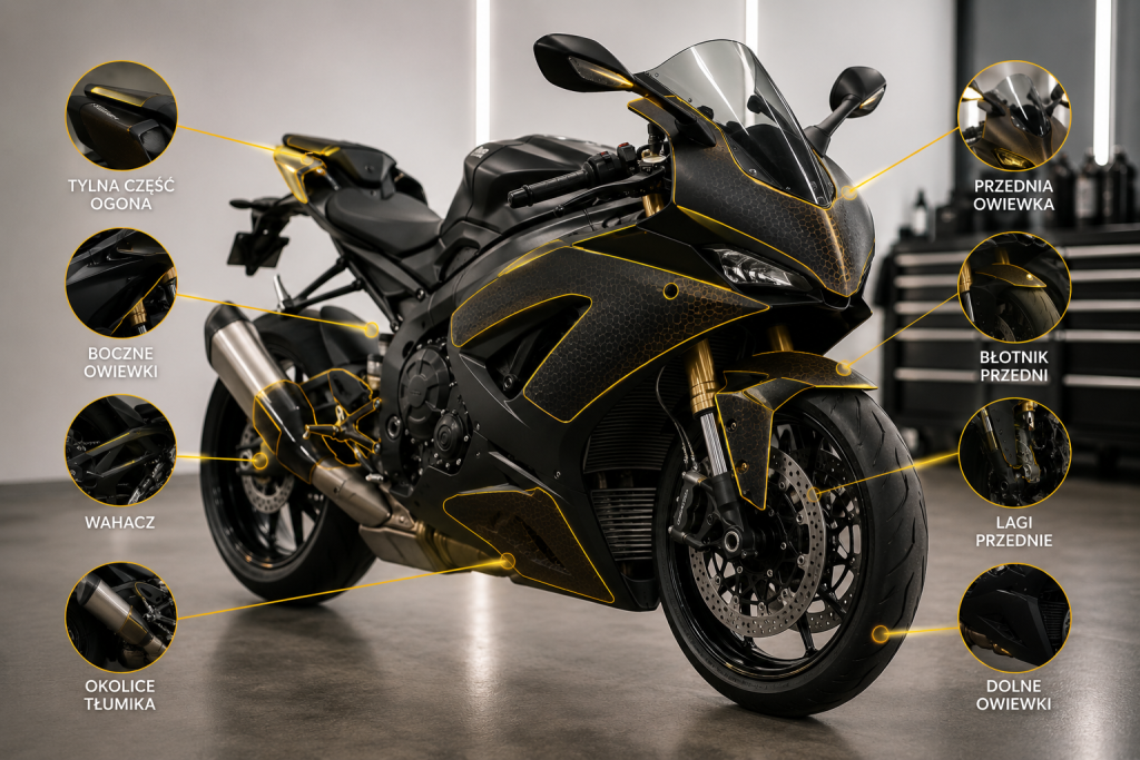 Najbardziej narażone na uszkodzenia elementy motocykla